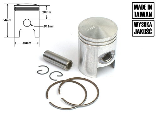 TŁOK PIAGGIO 50AC 40 MM ORYGINAŁ TAIWAN 