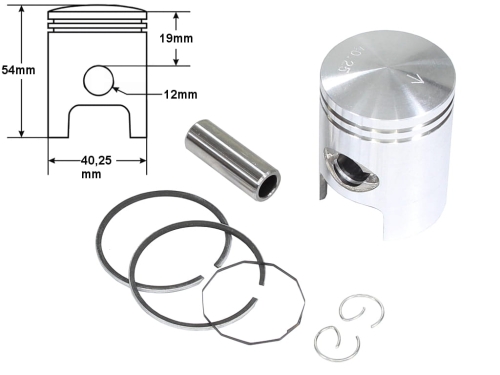 TŁOK PIAGGIO TYPHOON 40,25 1-SZLIF 