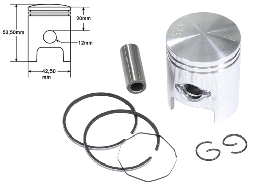 TŁOK PIAGGIO TYPHOON AIR COOL 50CC 42,5MM STD 