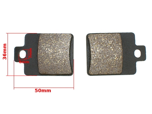 KLOCKI HAMULCA PIAGGIO- Zip 50/ NRG 50/ Liberty 50 