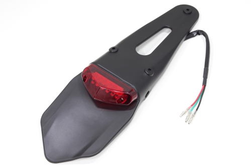 BŁOTNIK TYŁ Z LAMPĄ CROSS CZARNA BRI 