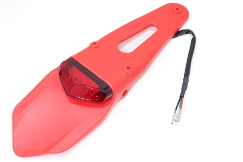 BŁOTNIK TYŁ Z LAMPĄ CROSS CZERWONA BRI 