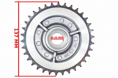 ZĘBATKA TYŁ SIMSON S51 S53 ENDURO 34z ALM 