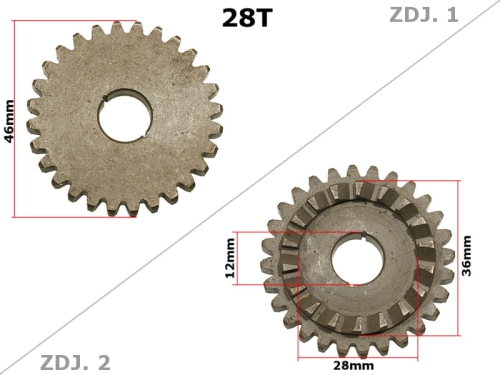 ZĘBATKA KOPNIAKA SIMSON S51 28z M 