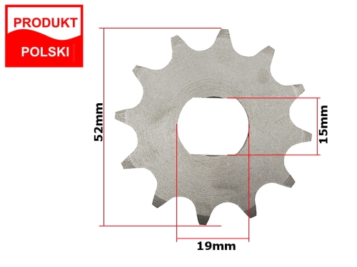 ZĘBATKA PRZÓD SIMSON S51 12z W 