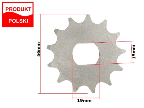 ZĘBATKA PRZÓD SIMSON S51 13z M 