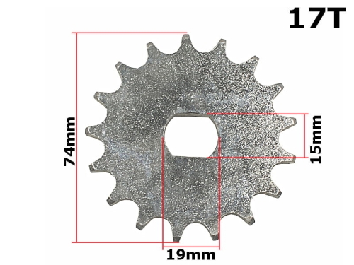 ZĘBATKA PRZÓD SIMSON S51 17z M 