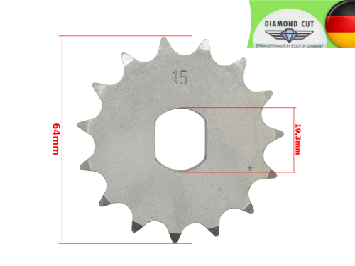 ZĘBATKA PRZÓD SIMSON S51 S70 KR51 SR50 15z DE 