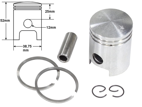 TŁOK SIMSON S51 38,75 3-SZLIF STD 