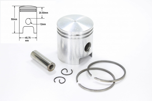 TŁOK SIMSON S70 45,75 3-SZLIF KPL 