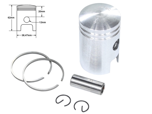 TŁOK SIMSON SR1 SR2 SR2E KR50 38,50mm KPL. DE 
