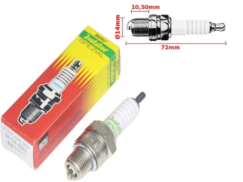 ŚWIECA ZAPŁONOWA ISOLATOR M14 225 BERU SIMSON S50 