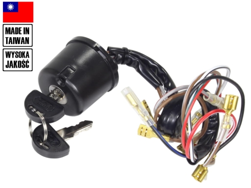 STACYJKA SIMSON SR50 SR80 6V 8 KABLI TAIWAN 