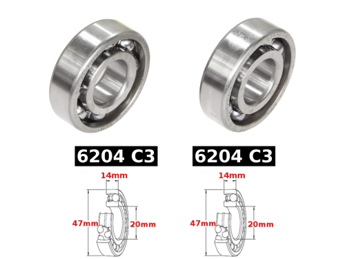 ŁOŻYSKA WAŁU KPL.SIMSON S51 S50 S60 S70 SR50 SR80 