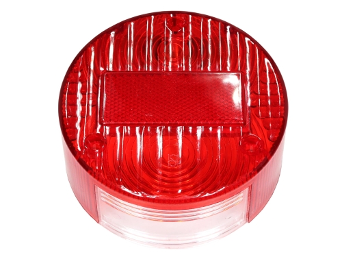 KLOSZ LAMPY TYŁ SIMSON OKRĄGŁY CZERWONY 