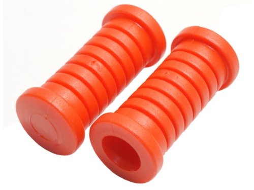 GUMA PODNÓŻKA KIEROWCY SIMSON L/R CZERWONA DL 