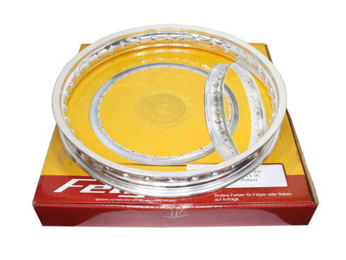 FELGA 16'' 1,50 SIMSON S51 ALUMINOWA POLEROWANA 