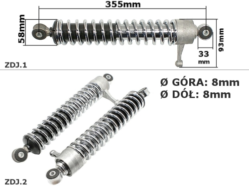  SIMSON ENDURO L/R ORG KPL 