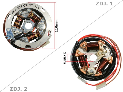 APARAT ZAPŁONOWY STATOR SIMSON S51 S70 12V DE 