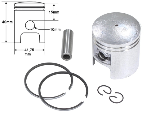 TŁOK SUZUKI AD50 41,75 STD 3-SZLIF 