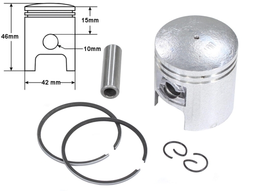 TŁOK SUZUKI AD50 42,00 STD 4-SZLIF 