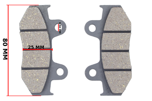 KLOCKI HAMULCA TYŁ SUZUKI AN 250 400 BURGMAN FM 