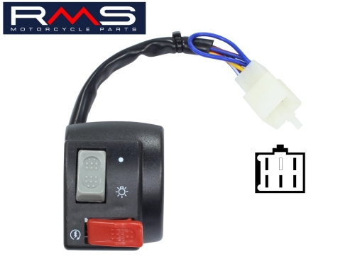 PRZEŁĄCZNIK ŚWIATEŁ PRAWY MBK BOOSTER 50 RMS 