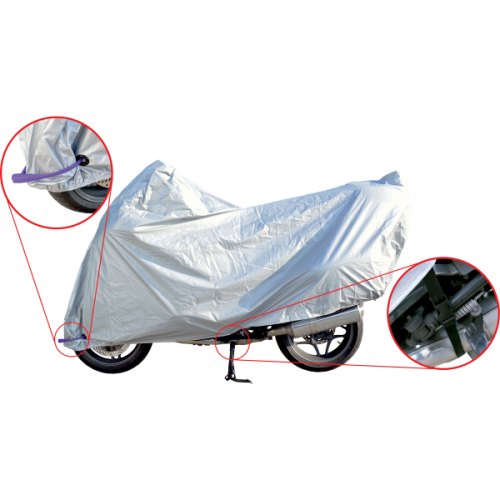POKROWIEC MOTOCYKLOWY ROZMIAR L 228x99x124cm RMS 