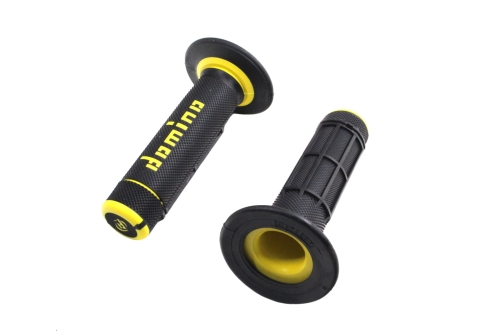 MANETKA KIEROWNICY ŻÓŁTO-CZARNA CROSS KOMPLET 