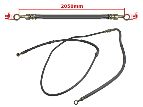 PRZEWÓD HAMULCA 2050 mm QUAN 2T TYŁ 