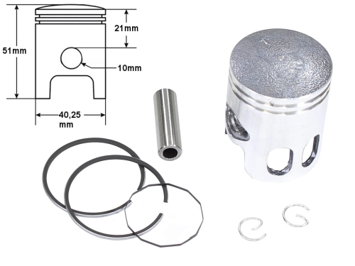 TŁOK BOOSTER 50 YAMAHA JOG 40,25mm 1SZLIF 