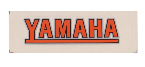 NAKLEJKA YAMAHA POMARAŃCZOWA 0956 130x40mm 