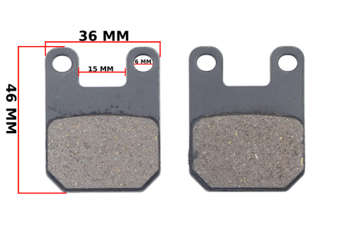 KLOCKI HAMULCA TYŁ YAMAHA TZR 50 03-08 FM 