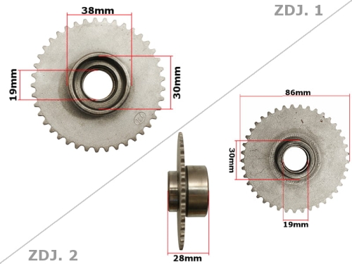 ZĘBATKA ROZRUSZNIKA ATV 110 41Z 