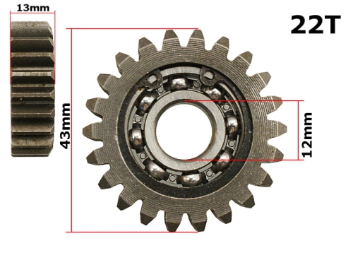 ZĘBATKA WSTECZNEGO BIEGU ATV 110 TZ 
