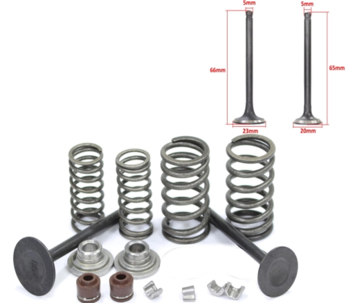 ZAWORY GŁOWICY ATV 110 KPL. TZ 