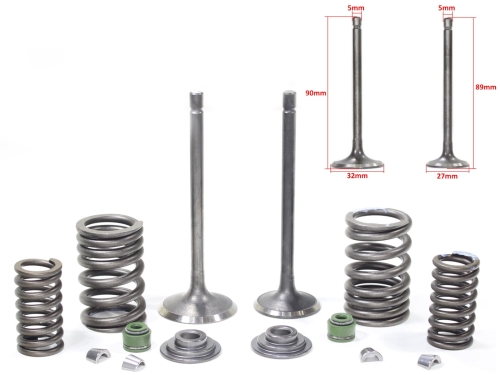 ZAWORY GŁOWICY ATV 200 CG ZESTAW 