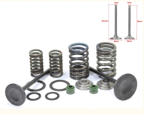 ZAWORY GŁOWICY ATV 250 CG ZESTAW 