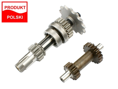 WAŁEK SKRZYNI BIEGÓW ROMET 2 BIEGOWY KPL. W 