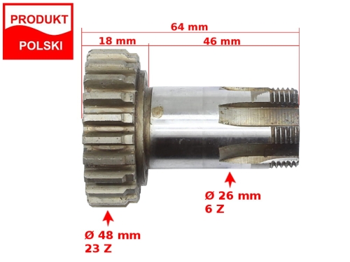 WAŁEK ZDAWCZY JAWA 175 W 