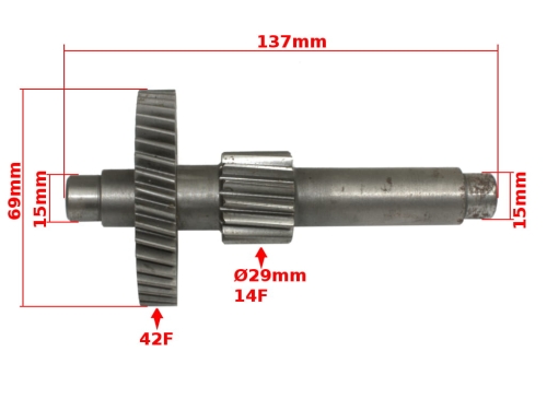 WAŁEK POŚREDNI ATV 150 HB 