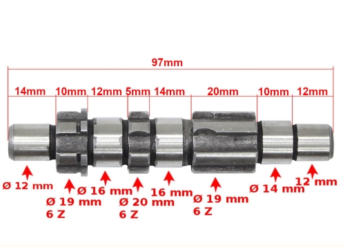 WAŁEK POŚREDNI WSK 125 