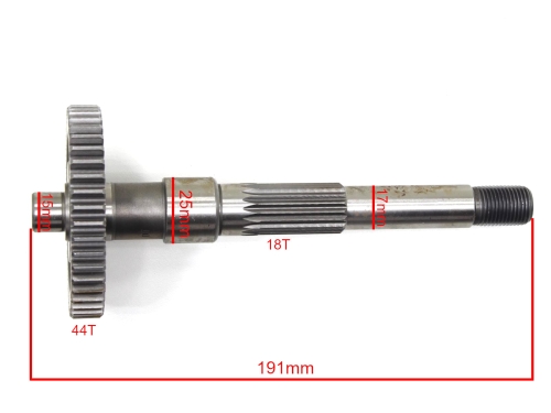 WAŁEK GŁÓWNY SKRZYNI BIEGÓW SKUTER QUANTUM 2T ALM 