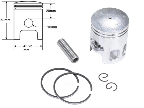 TŁOK YAMAHA JOG 50 STD 40,25 1-SZLIF 