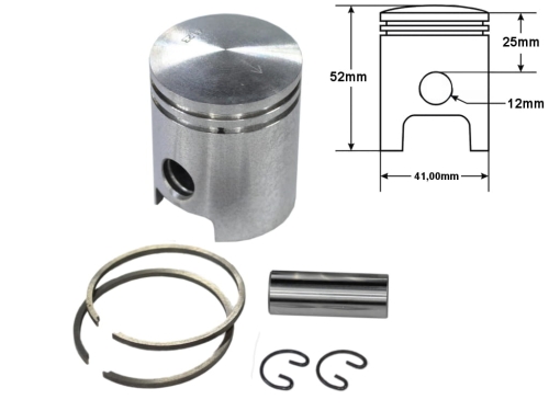 TŁOK SIMSON S60 41,25mm 1 SZLIF KPL. DE 