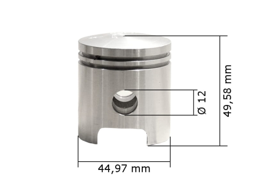 TŁOK SIMSON S70 45,00mm NOMINAŁ OWALIZOWANY ALM 