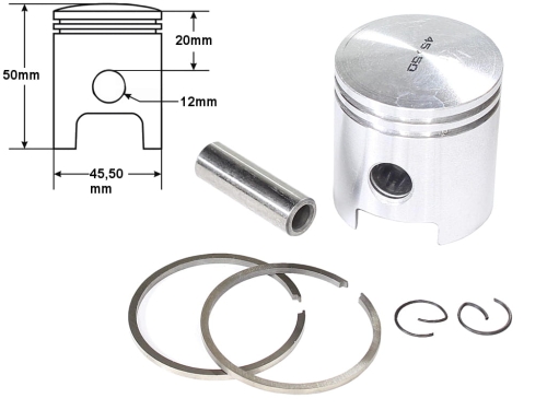 TŁOK SIMSON S70 45,50 2-SZLIF KPL 