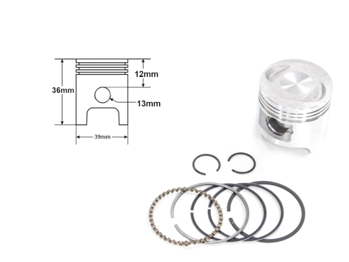 TŁOK STREET BENZER YANKEE 50CCM 39cm 