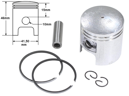 TŁOK SUZUKI AD50 41,50 STD 2-SZLIF 