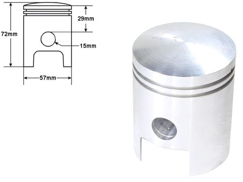 TŁOK MZ ETZ 150 57,00 2-SZLIF PL 